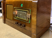Marconi 219 Cabinet Front Right After Restoration