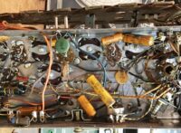 Zenith H723 Chassis Bottom-Before Restoration