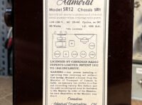 Admiral 5R12 Cabinet Bottom With New Label