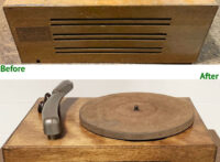 Sni-Dor 33M Phonograph-Rear View